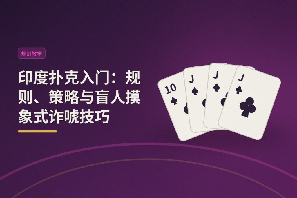 https://www.pokertube.com/article/indian-poker - 【另类玩法】印度扑克入门:规则、策略与盲人摸象式诈唬技巧
