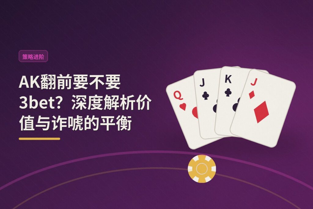 AK翻前要不要3bet - AK翻前要不要3bet?深度解析价值与诈唬的平衡