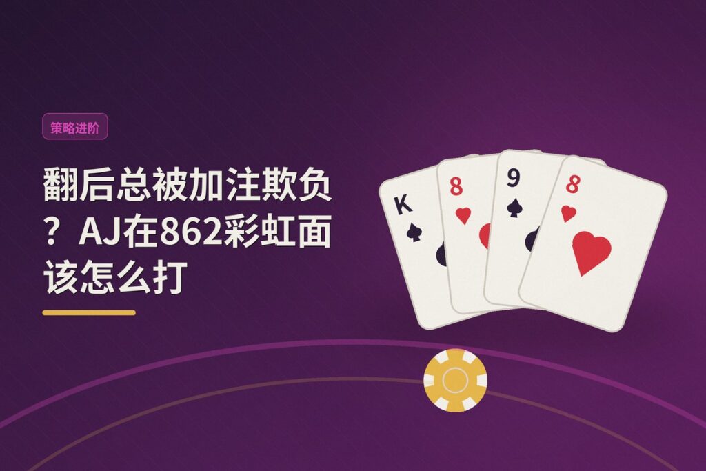 https://www.reddit.com/r/poker/comments/1ul883r/need_prepost_flop_advice/ - 翻后总被加注欺负?AJ在862彩虹面该怎么打